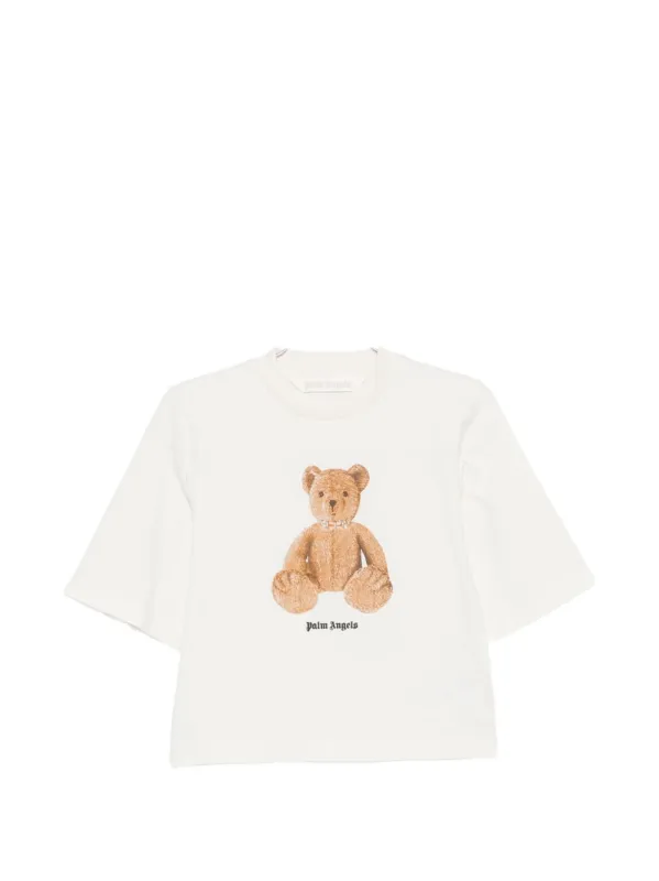 Bear Cotton T-Shirt made by Palm Angels