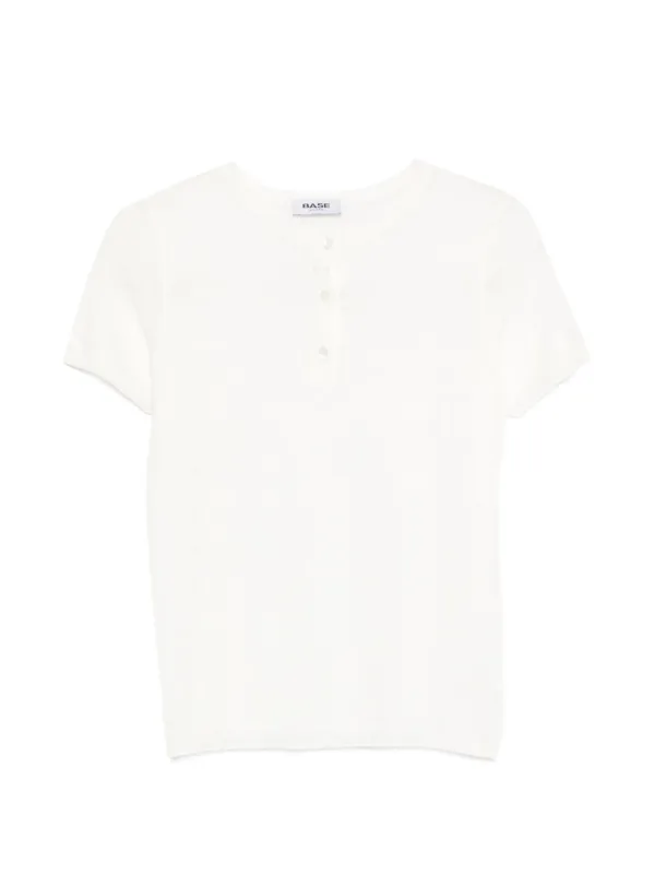 Linen And Cotton Blend T-Shirt made by BASE Compression
