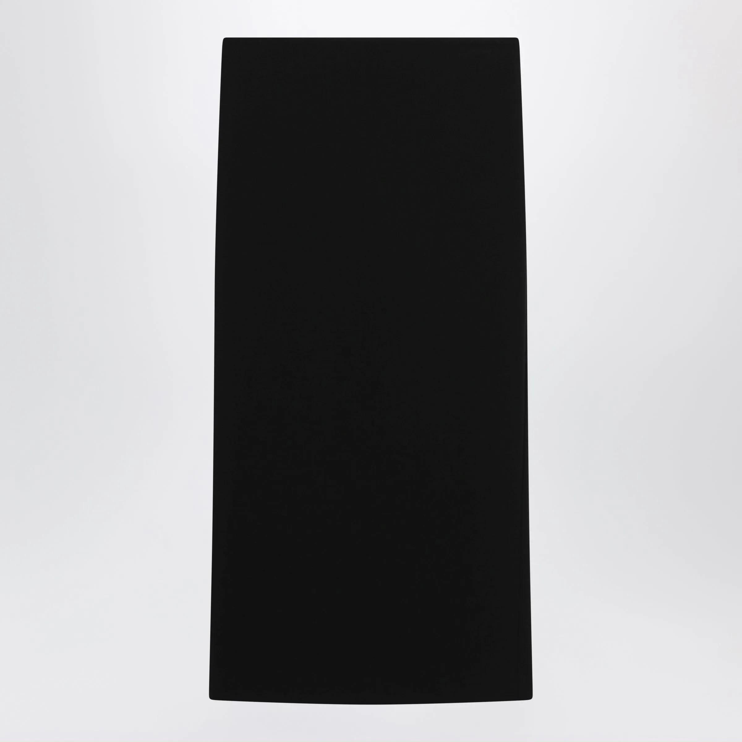 Midi Skirt In Compact Crêpe Jersey In Black sold by Wanan Luxury