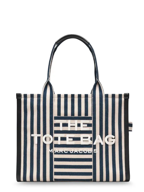 The Large Tote Canvas Handbag With Front Embroidered Logo made by Wanan Luxury