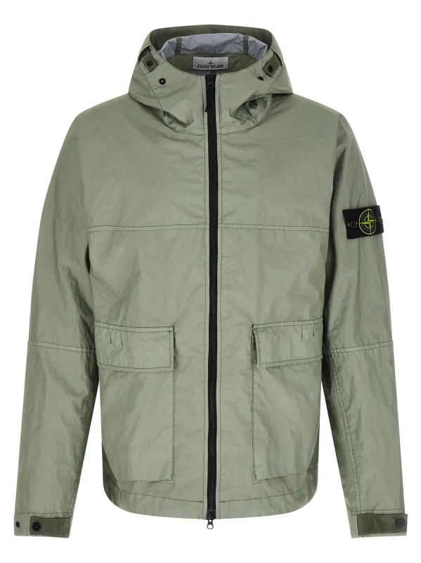 4100004 Puffer Jackets Green made by Stone Island
