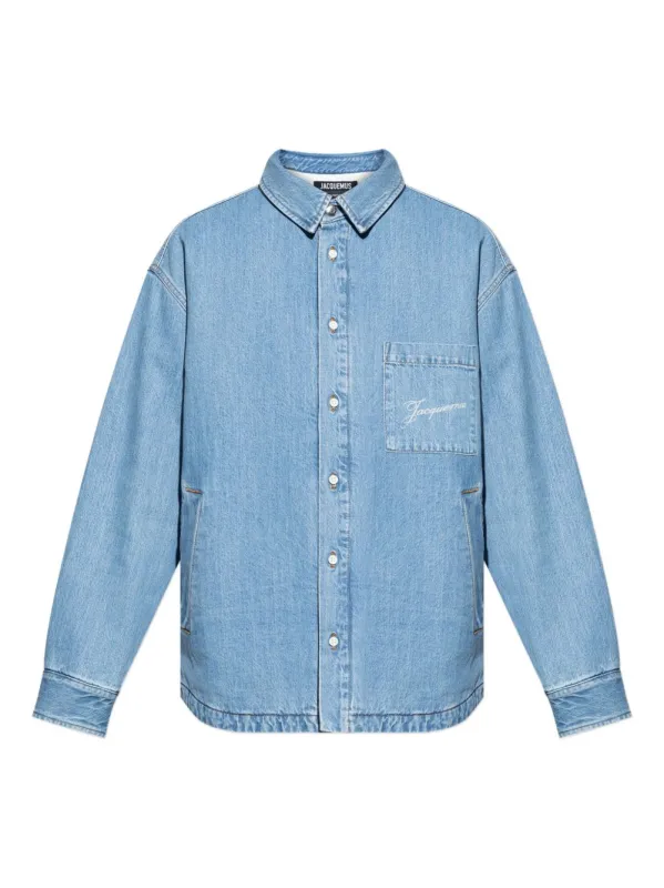 La Chemise Boulanger Denim Shirt sold by Wanan Luxury