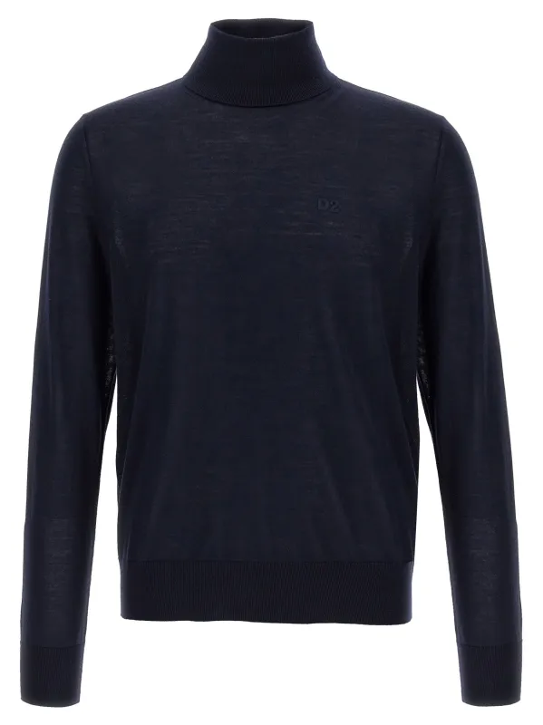 D2 Sweaters And Cardigans Blue made by DSQUARED2