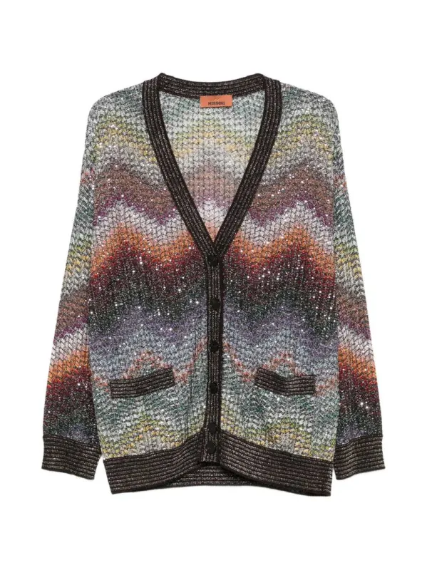 Sequined Cardigan made by Missoni