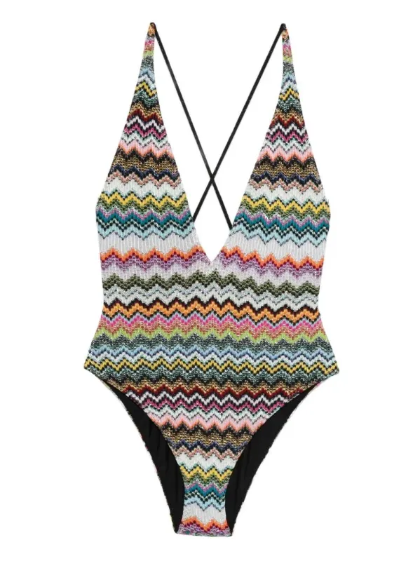 V-Neck Swimsuit sold by Wanan Luxury