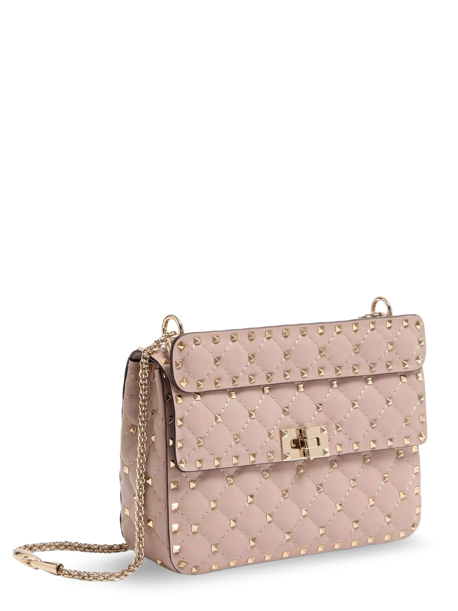 Rockstud Spike Leather Crossbody Bag With Iconic All-Over Studs sold by Wanan Luxury product image thumbnail 3
