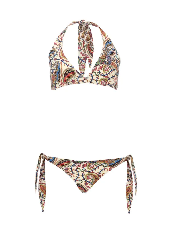 Costume Bikini Con Motivo Paisley Floreale made by Etro