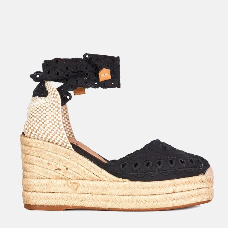 Flat Shoes Black made by Wanan Luxury