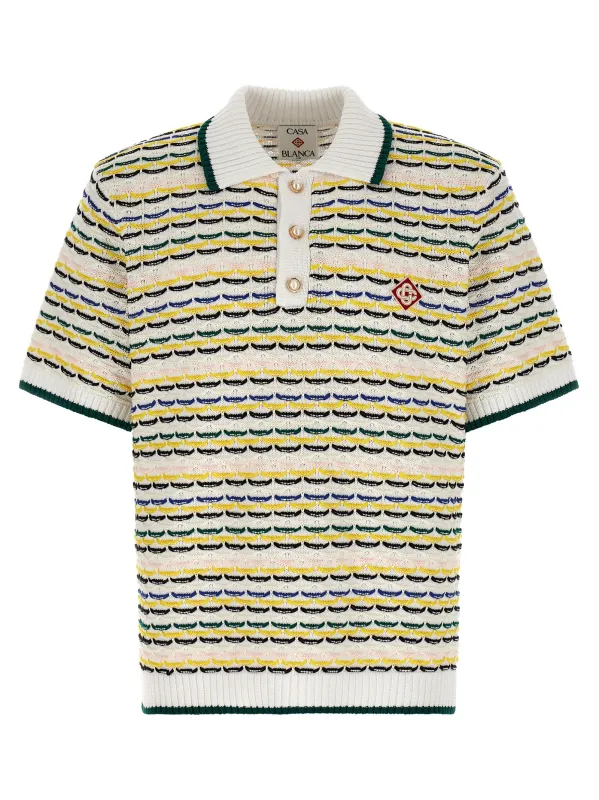 Tuck Stitch Polo Multicolor made by Casablanca