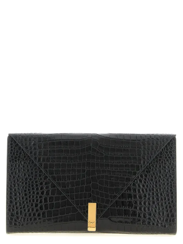 Envelope Bag Clutch Black made by Giuseppe Zanotti
