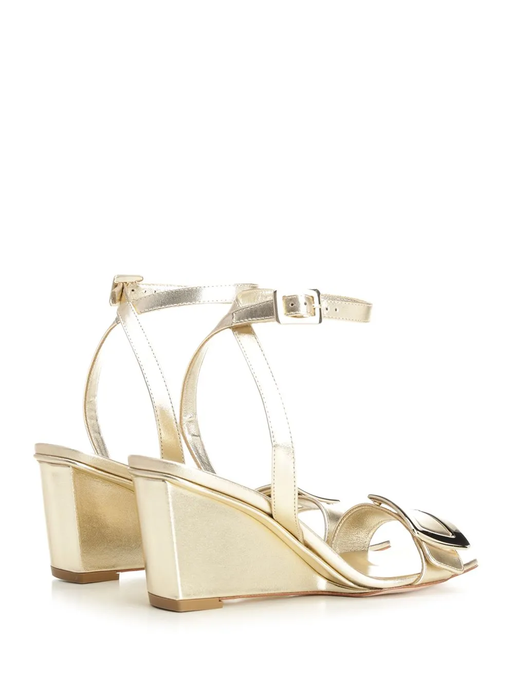 Belle Vivier Wedge Sandals Gold sold by Wanan Luxury product image thumbnail 3