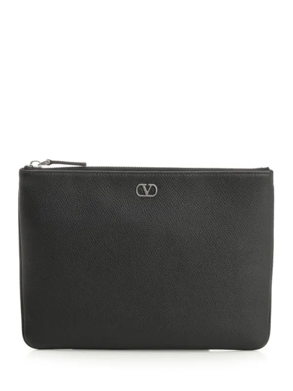 Vlogo Signature Small Leather Goods Black made by Valentino Garavani