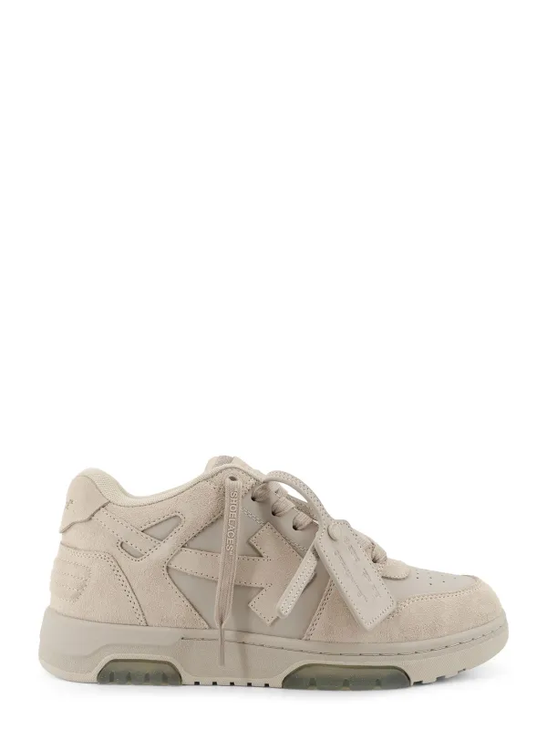 Out Of Office Suede And Leather Sneakers With Iconic Logo On The Side made by Off-White