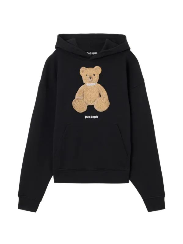 Bear Cotton Hoodie made by Palm Angels