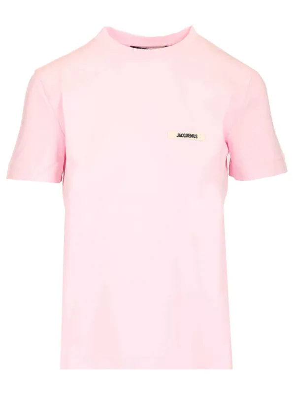 Cotton T-Shirt Rose made by Jacquemus