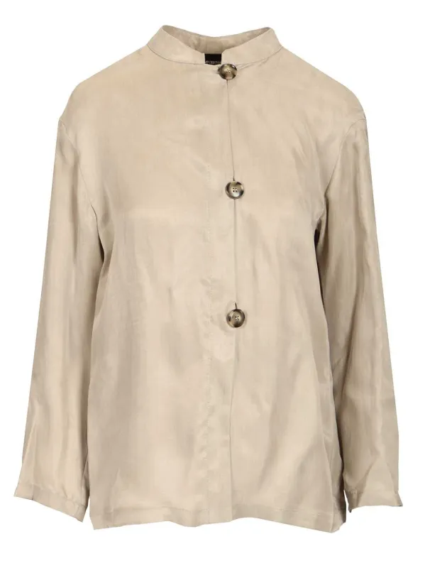 Guru Collar Shirt Shirts Grey made by Emporio Armani