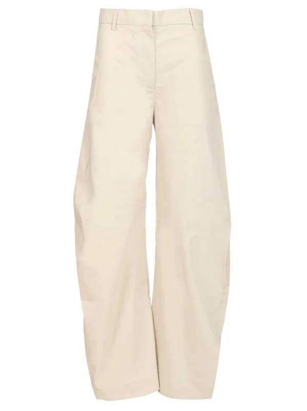 Casual Pants Jeans Beige made by Wanan Luxury