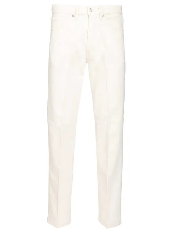 Denim Nathan Dritto Largo Jeans White made by Wanan Luxury