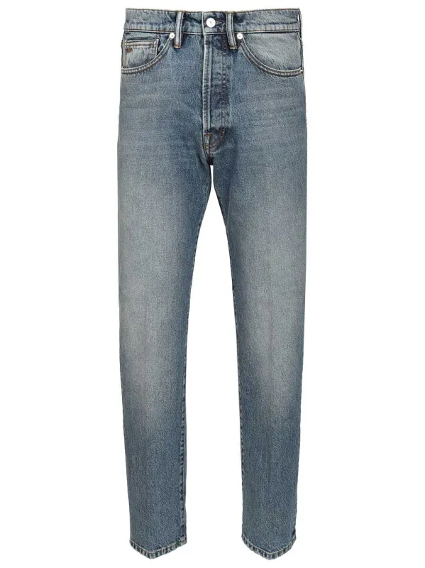 Denim Nathan Dritto Largo Jeans Light Blue made by Wanan Luxury