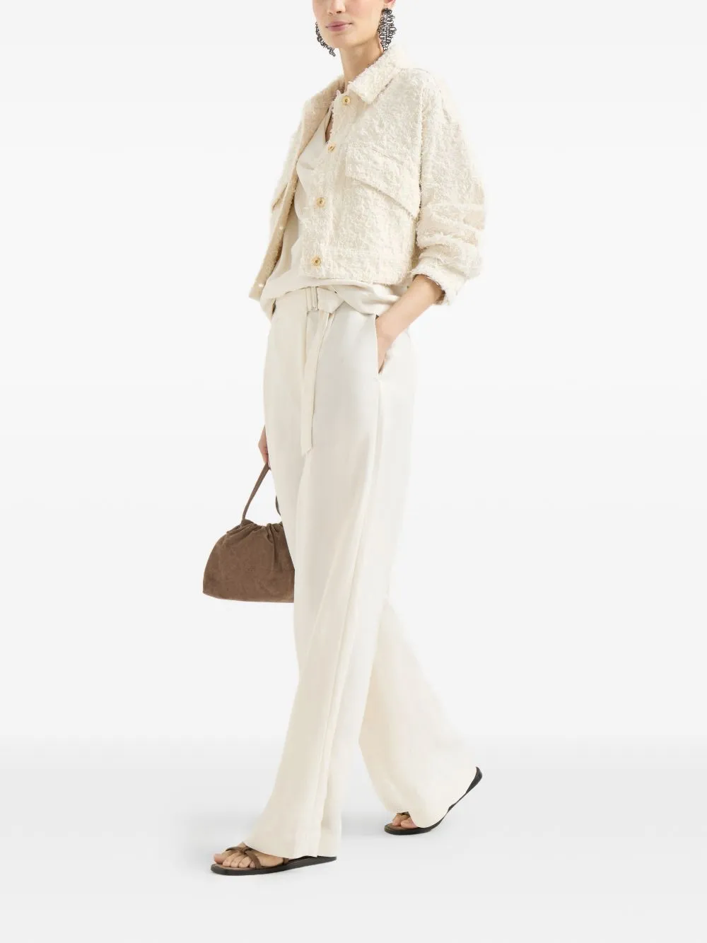 Trousers Light And Natural sold by Wanan Luxury product image thumbnail 5