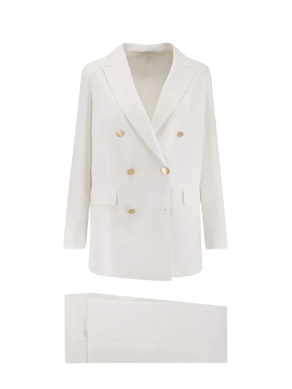 Jasmine Linen Suit made by Tagliatore