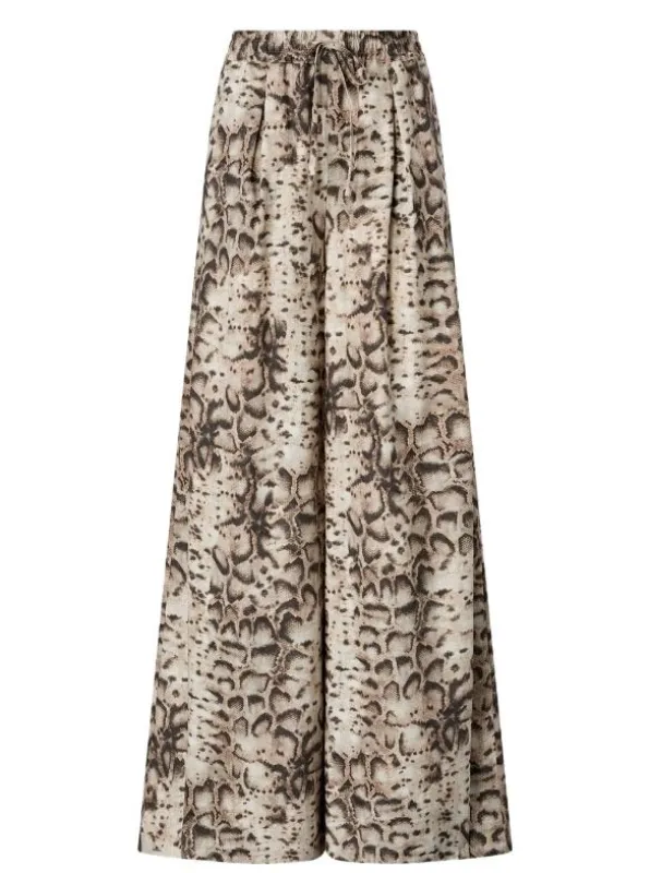 Trousers Beige Nero made by Pinko