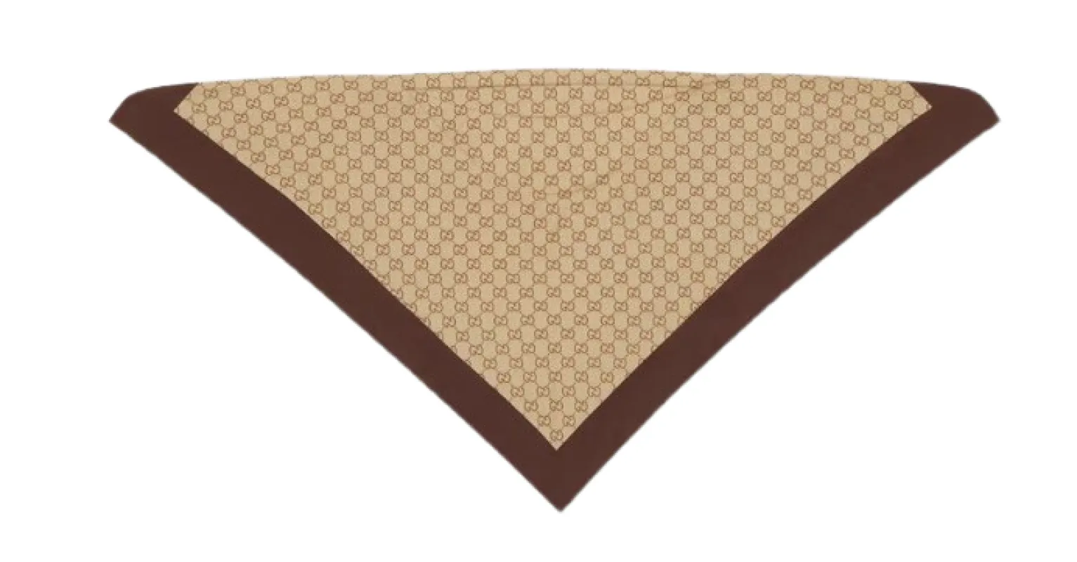 Scarfs Shell/Light Brown made by Gucci