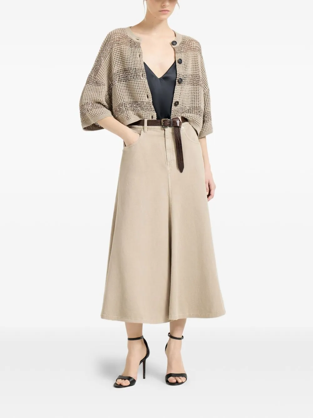 Sweaters Sabbia Brown sold by Wanan Luxury product image thumbnail 3