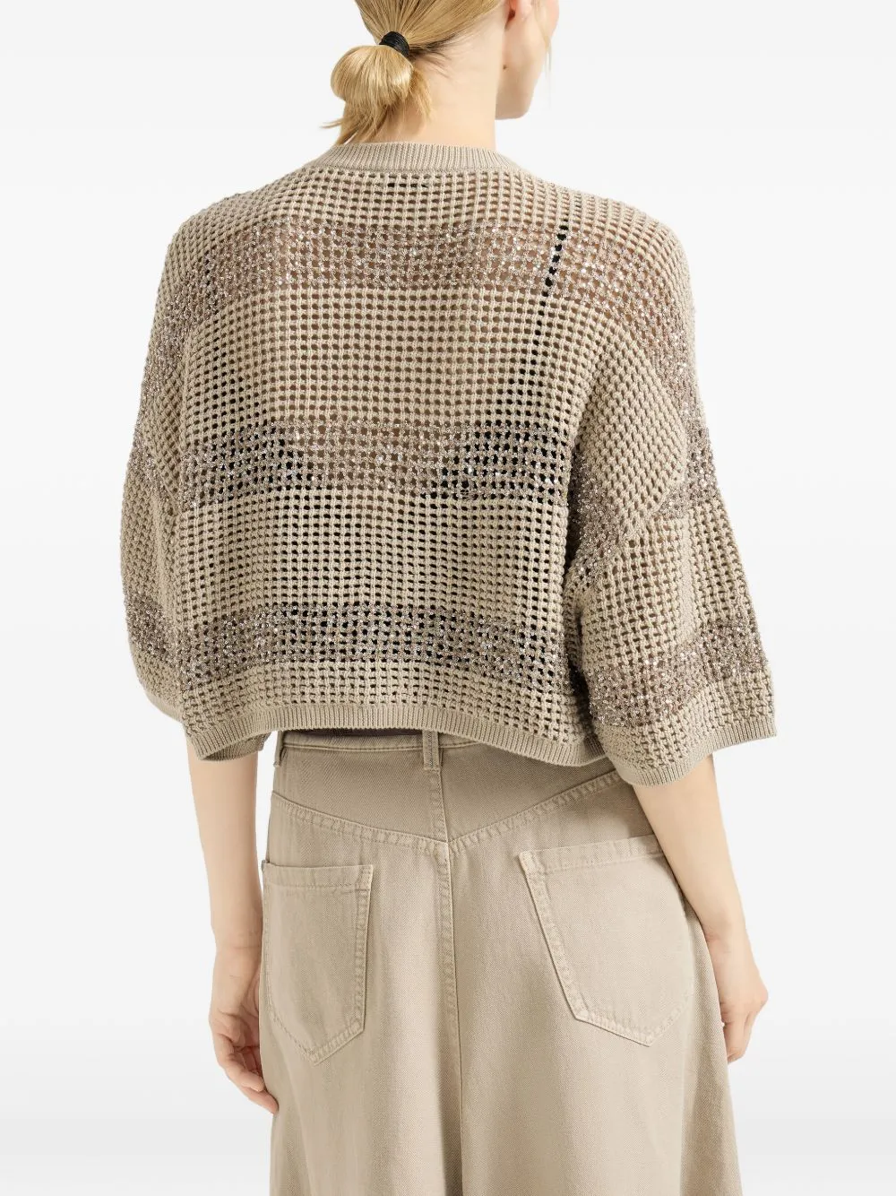 Sweaters Sabbia Brown sold by Wanan Luxury product image thumbnail 2