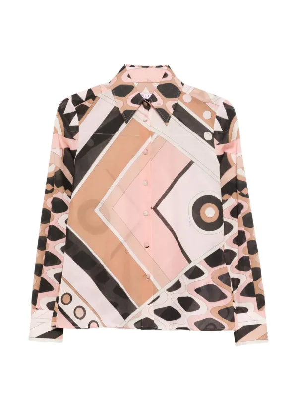 Printed Cotton Shirt made by Emilio Pucci