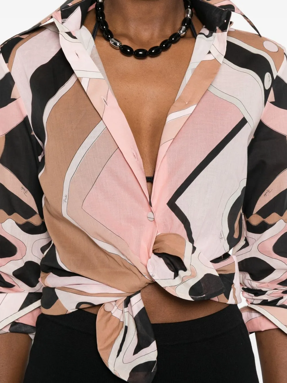 Printed Cotton Shirt sold by Wanan Luxury product image thumbnail 3