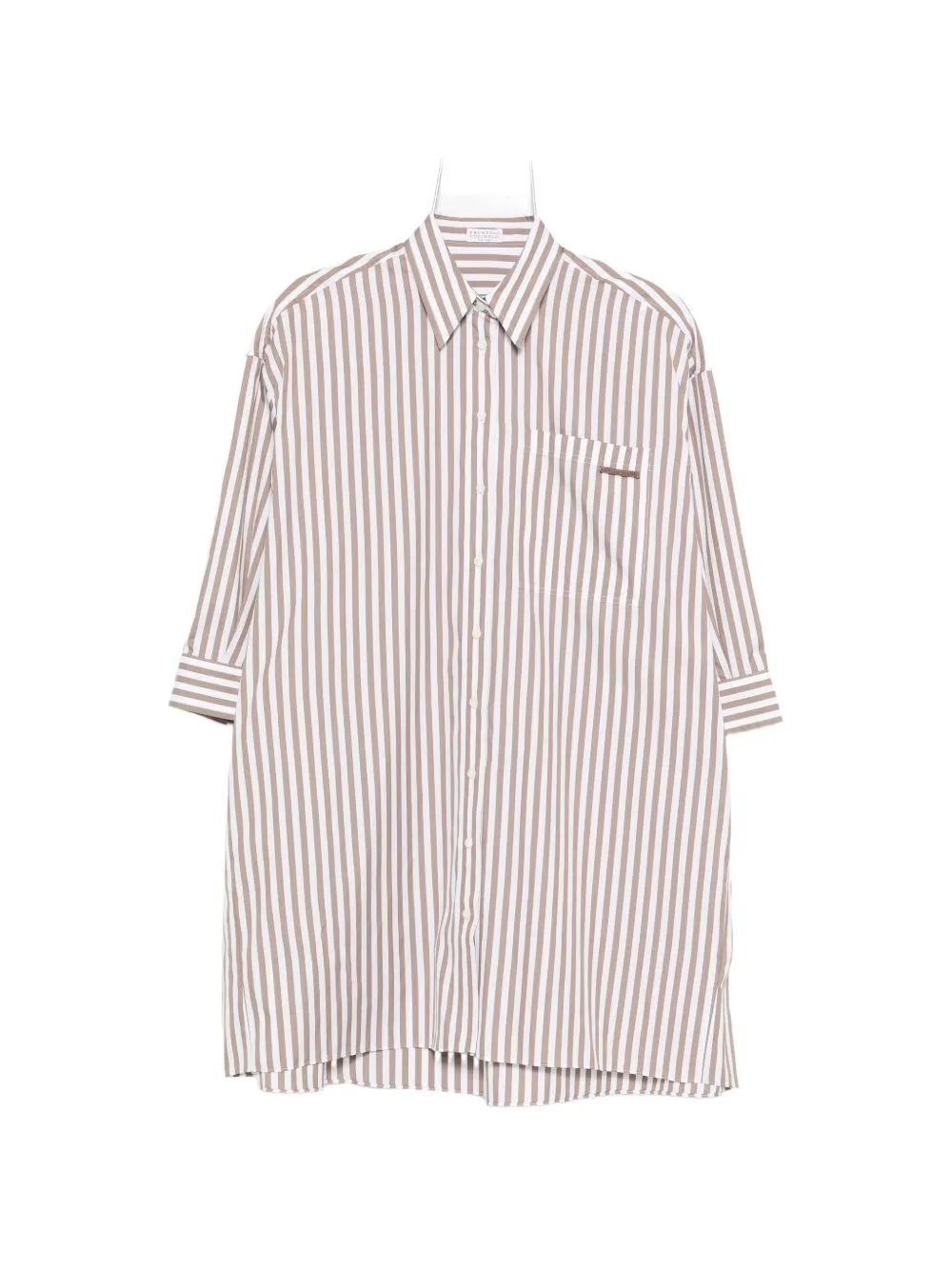 Striped Cotton And Silk Shirt sold by Wanan Luxury
