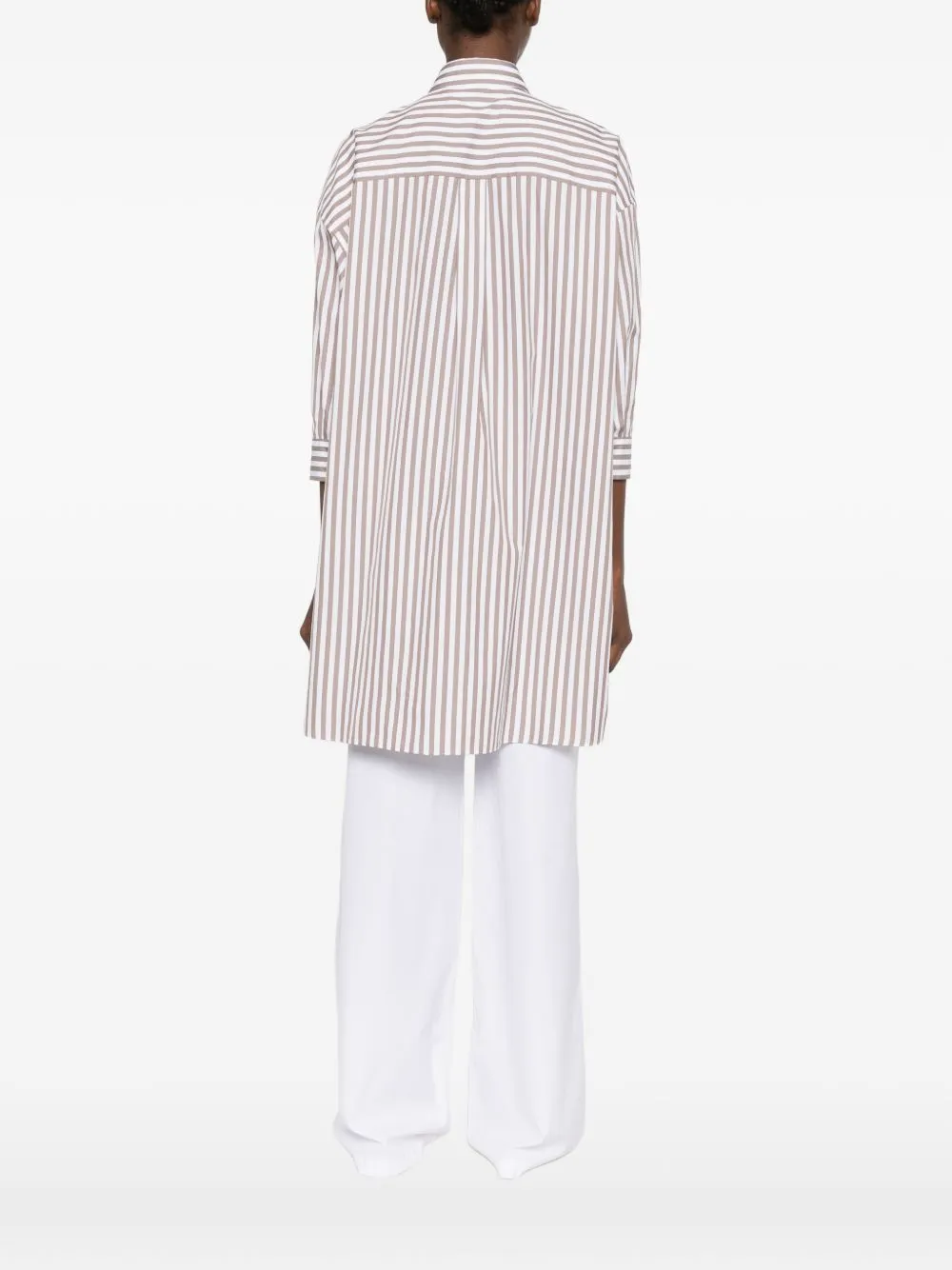 Striped Cotton And Silk Shirt sold by Wanan Luxury product image thumbnail 5