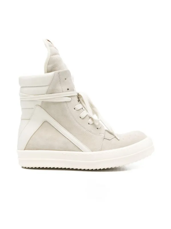 Geobasket Leather Sneakers made by Rick Owens