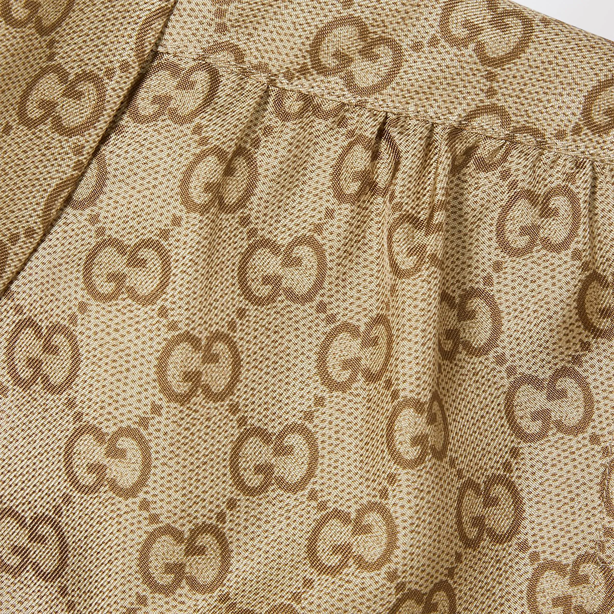 Silk Twill Shirt With Gg Print sold by Wanan Luxury product image thumbnail 2