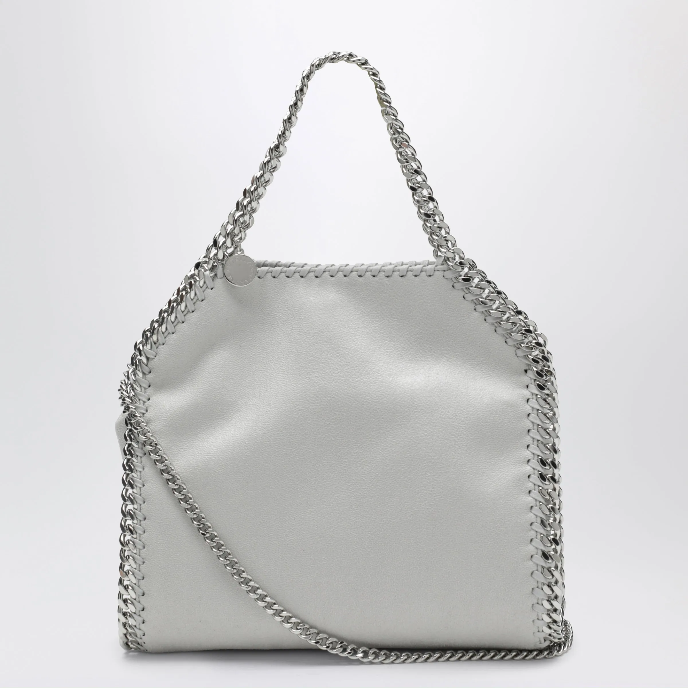 Pearl Grey Falabella Mini Tote Bag sold by Wanan Luxury