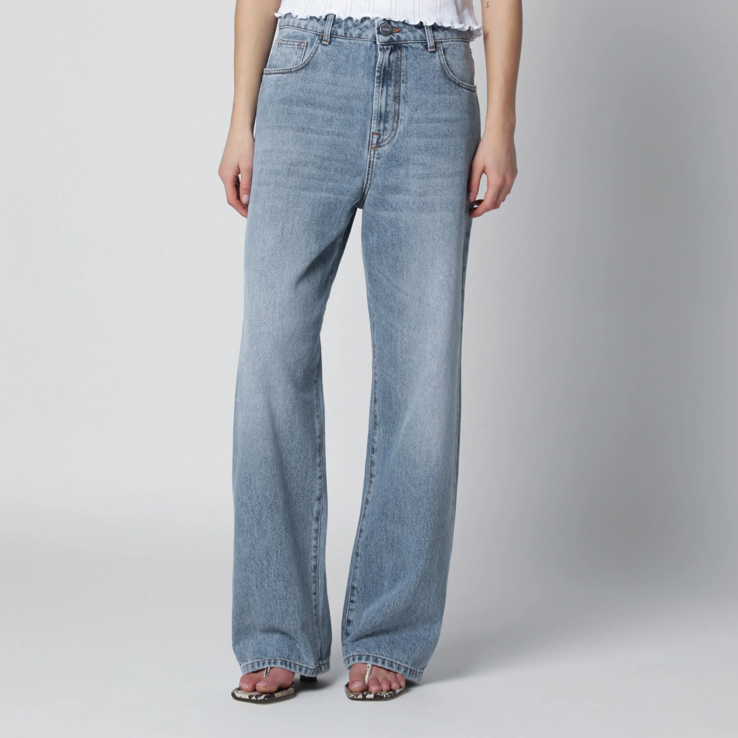Classic Blue Loose-Fit Jeans sold by Wanan Luxury