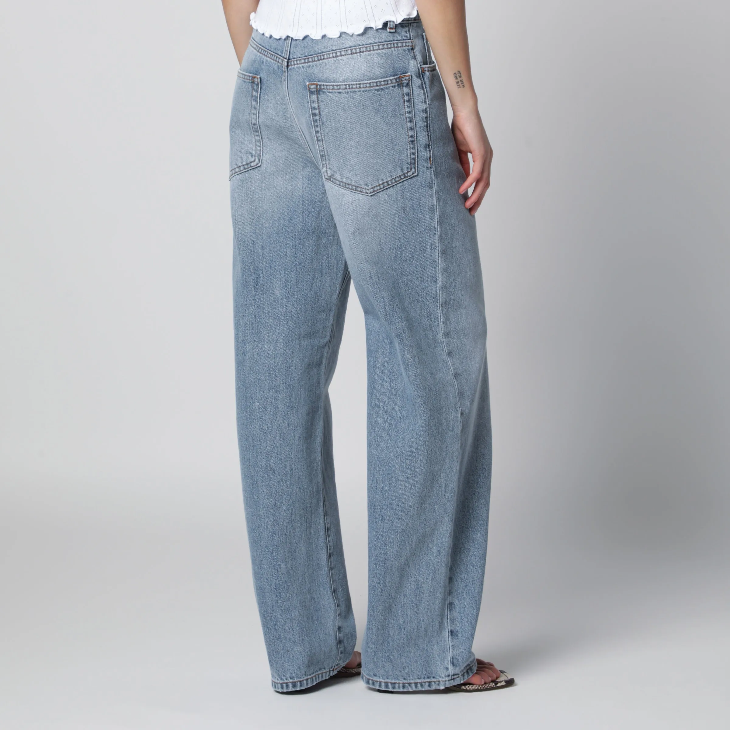 Classic Blue Loose-Fit Jeans sold by Wanan Luxury product image thumbnail 2
