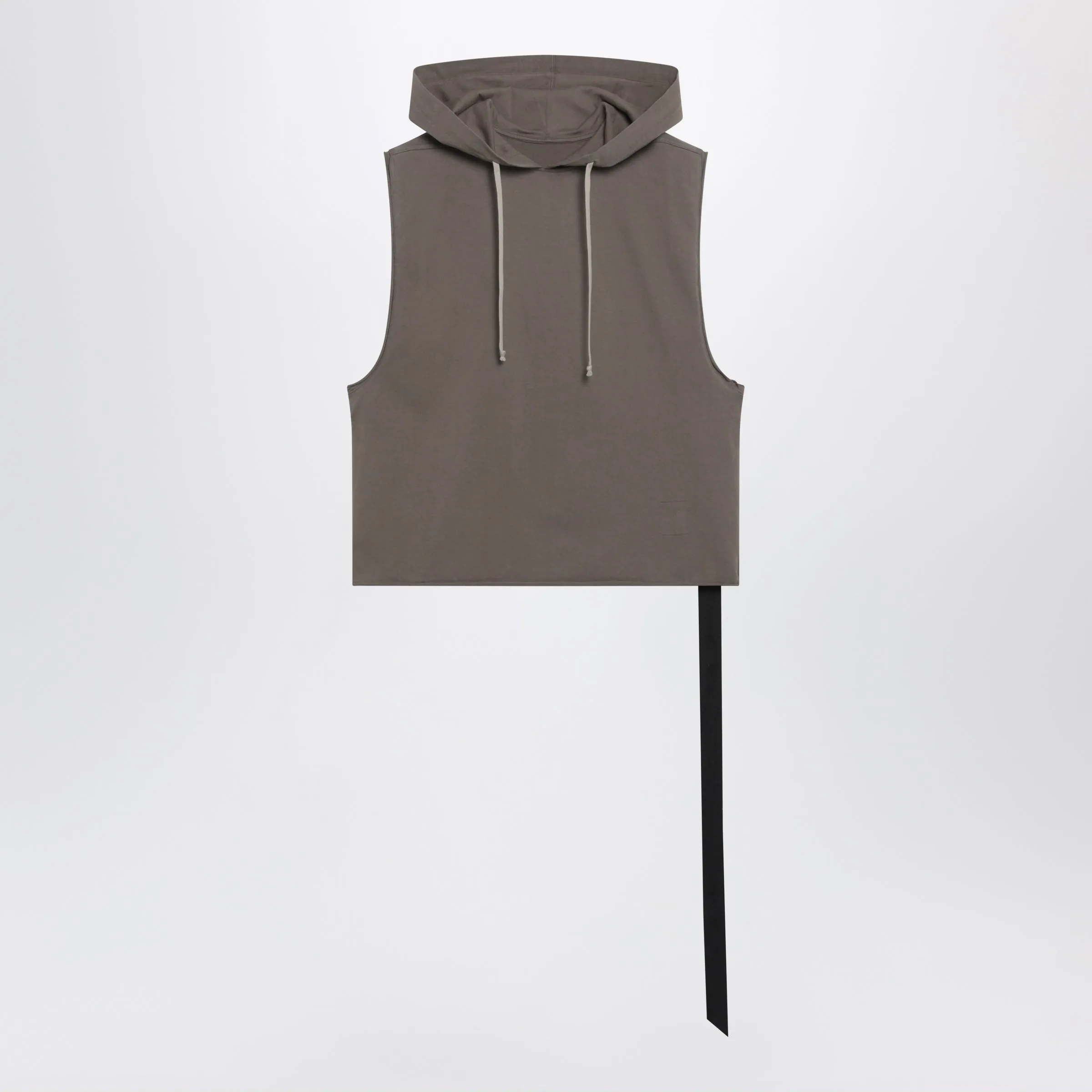 Hooded Tunic Cotton Hooded Top In Beige sold by Wanan Luxury