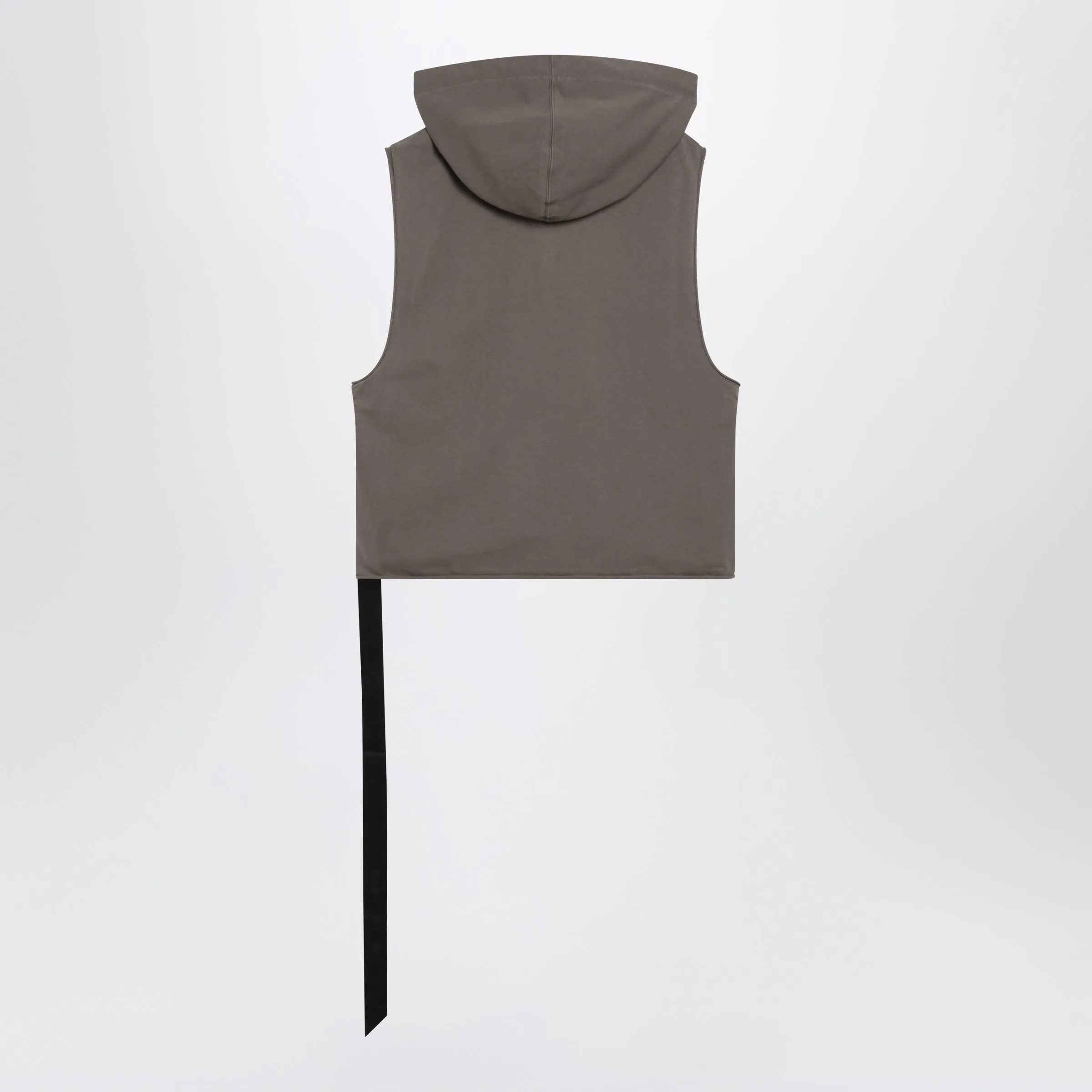 Hooded Tunic Cotton Hooded Top In Beige sold by Wanan Luxury product image thumbnail 2
