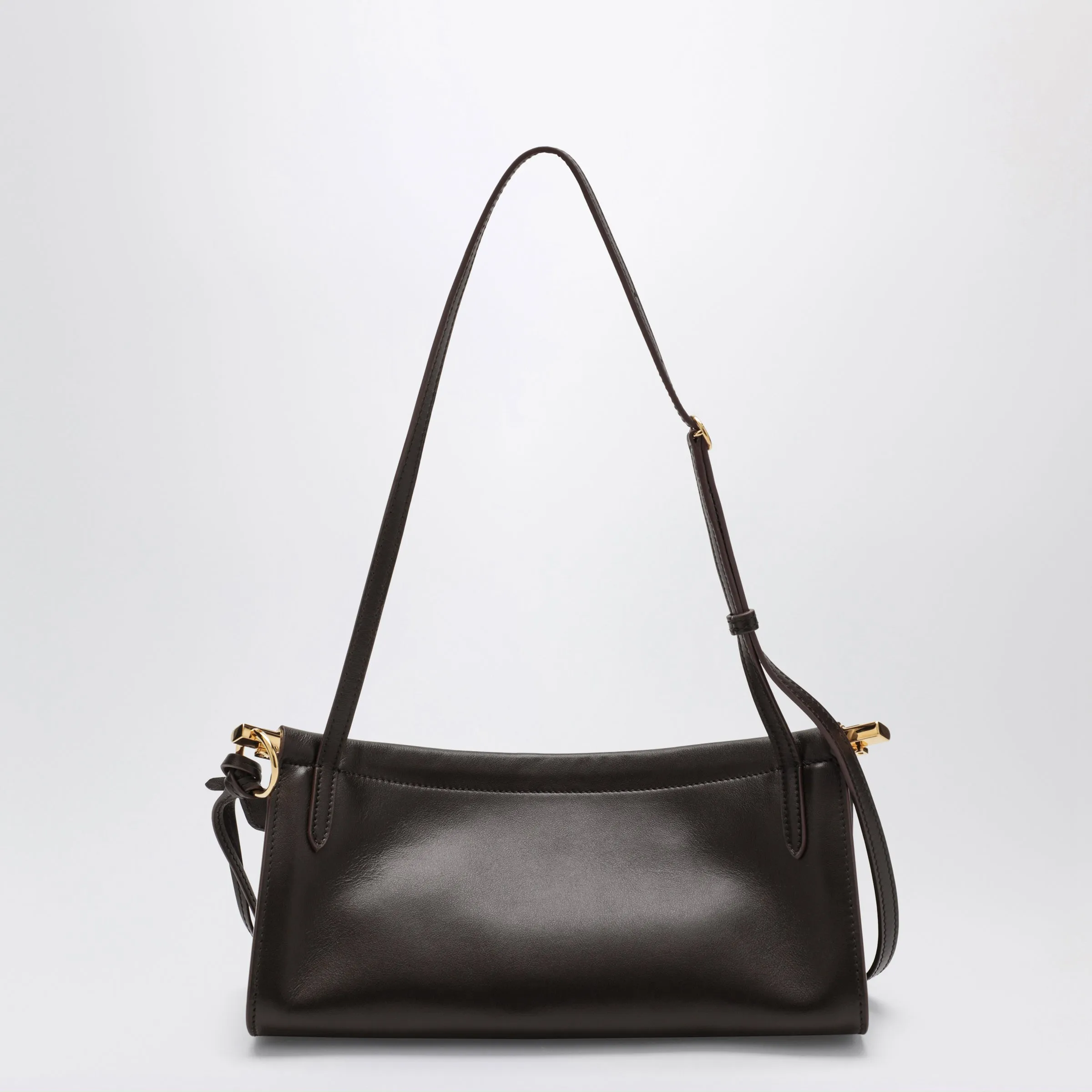Le Click East West Small Bag In Brown Calfskin Leather sold by Wanan Luxury product image thumbnail 2
