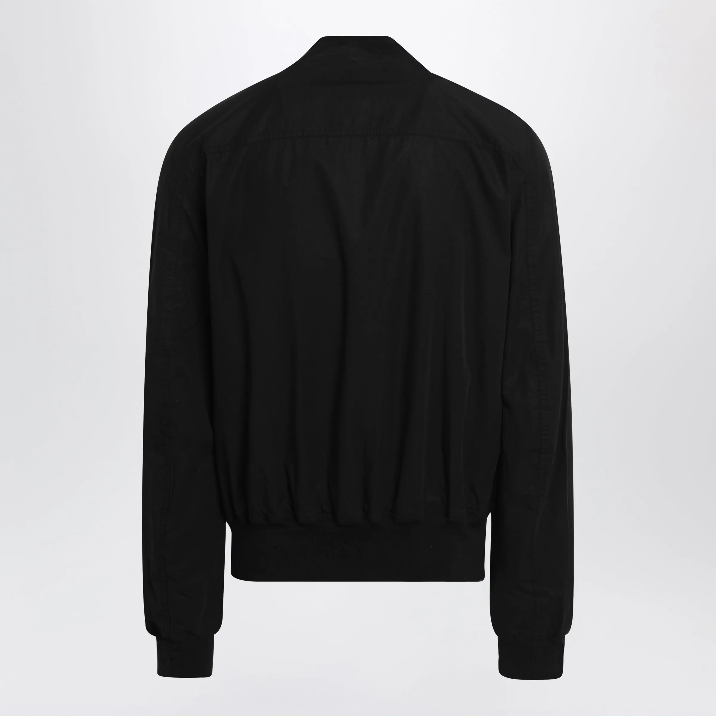 Bauhaus Flight Ribbed Cotton Bomber Jacket In Black sold by Wanan Luxury product image thumbnail 2