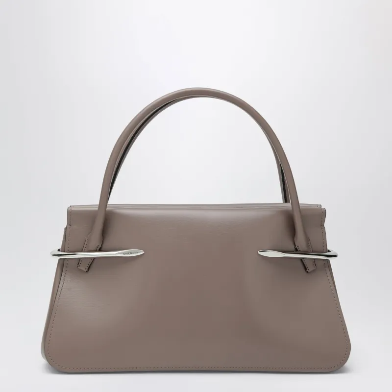 Pinch Medium Bag In Taupe Leather made by Givenchy