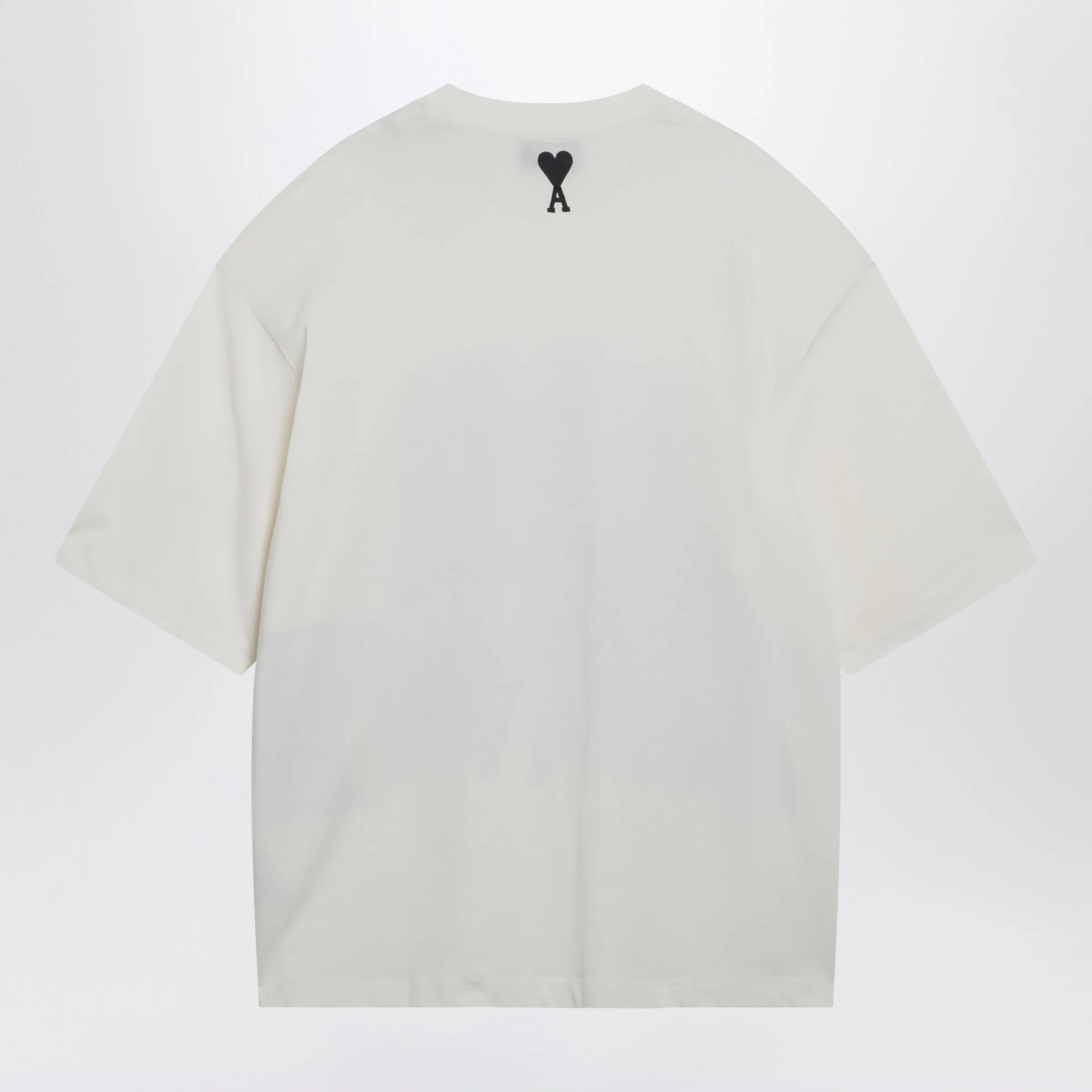 Cream White T-Shirt With Logo Print sold by Wanan Luxury product image thumbnail 2