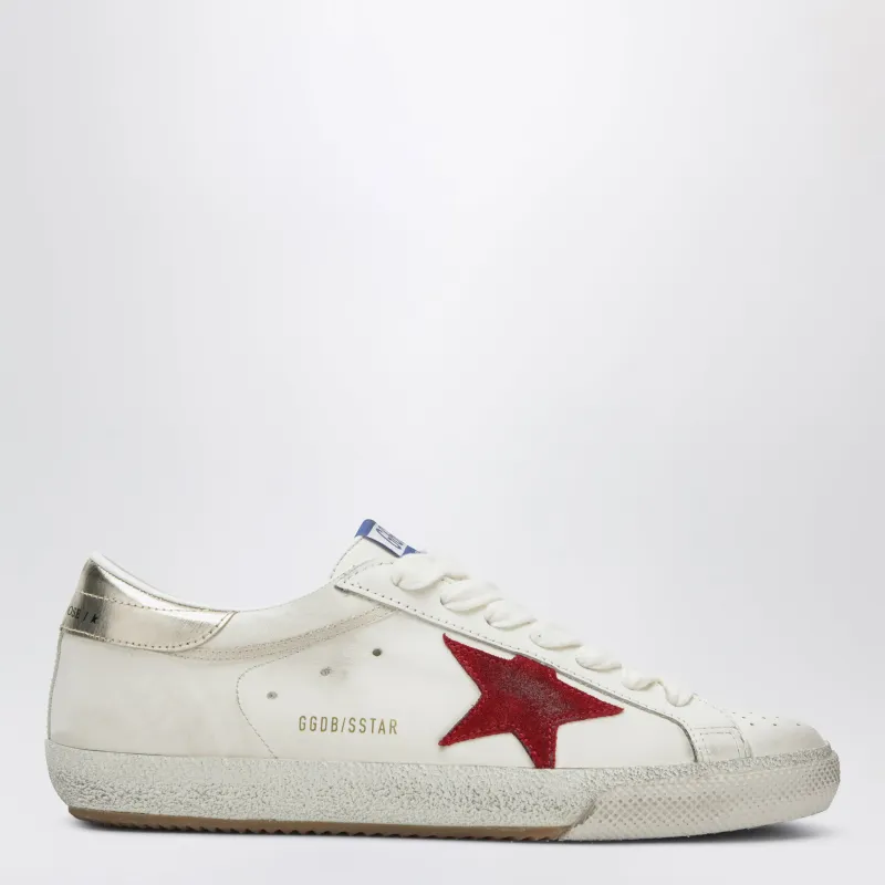 Super-Star Sneakers White/Red/Platinum made by Wanan Luxury