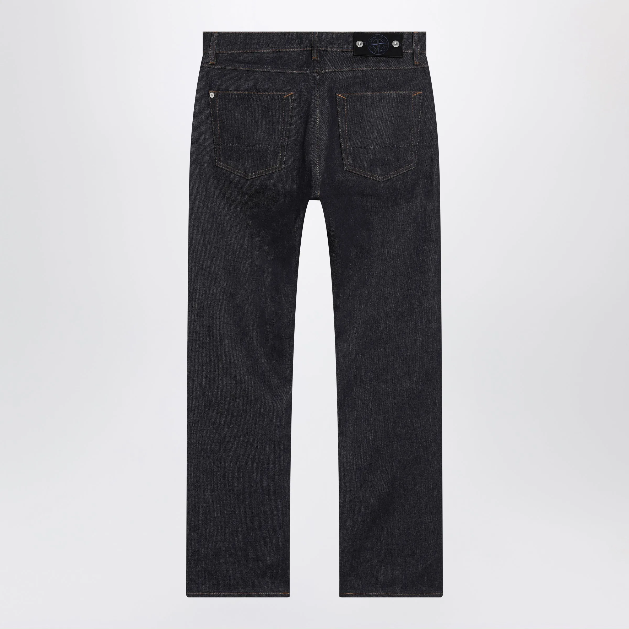 Regular Straight Jeans In Raw Indigo Denim sold by Wanan Luxury product image thumbnail 2