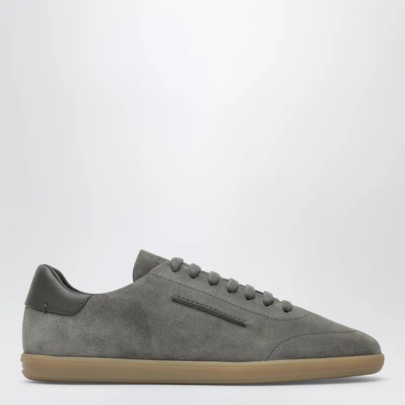 Grey Suede Sneakers made by Ermenegildo Zegna