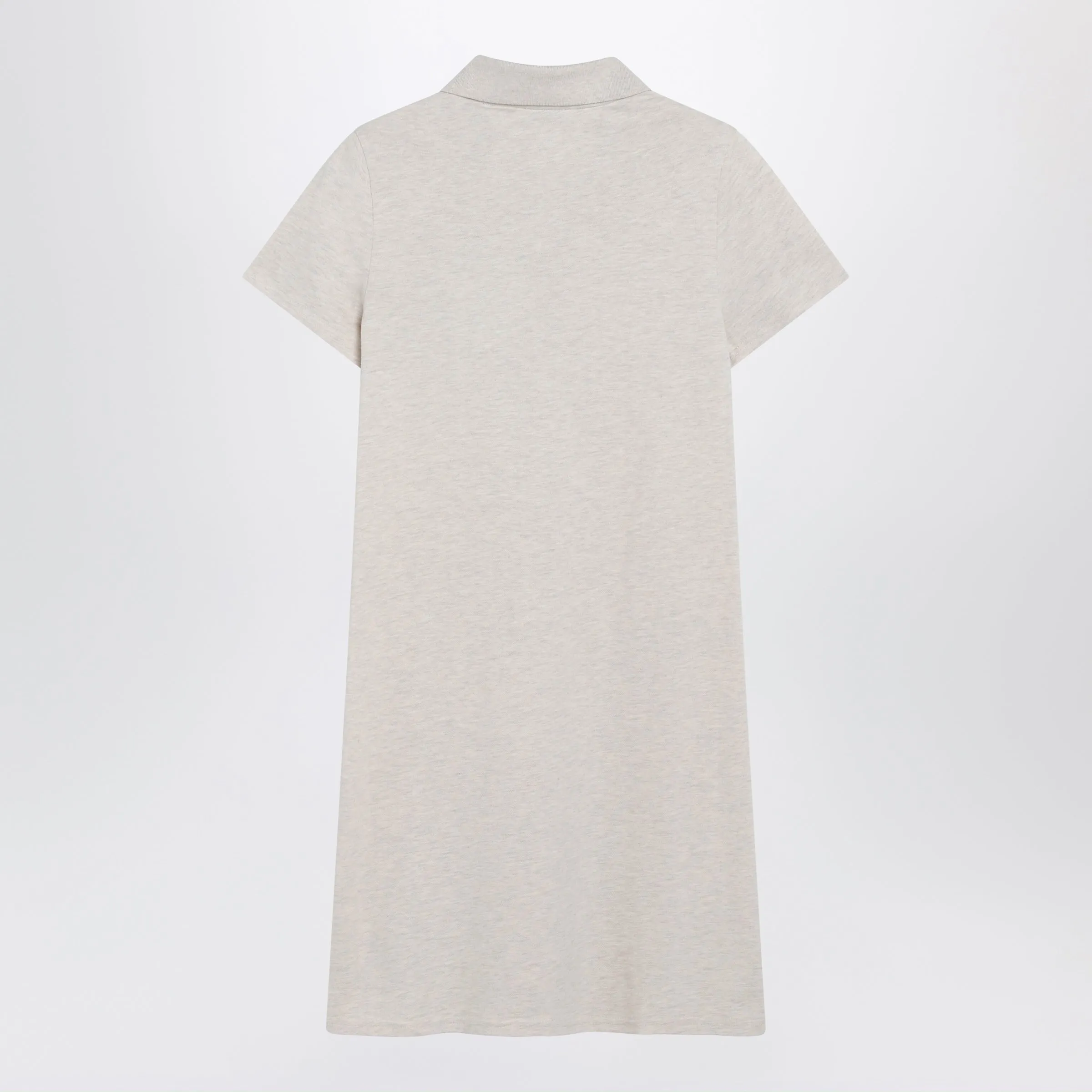 Beige Mélange Cotton Polo Dress By Burberry sold by Wanan Luxury product image thumbnail 2