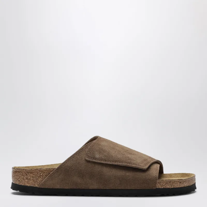 Brown Solana Vl Suede Slides made by Birkenstock
