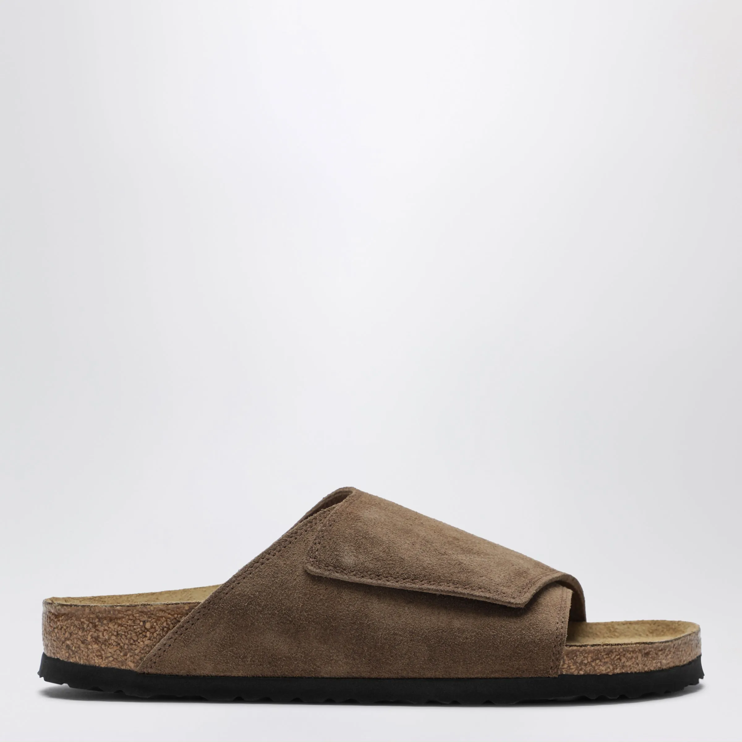 Brown Solana Vl Suede Slides sold by Wanan Luxury